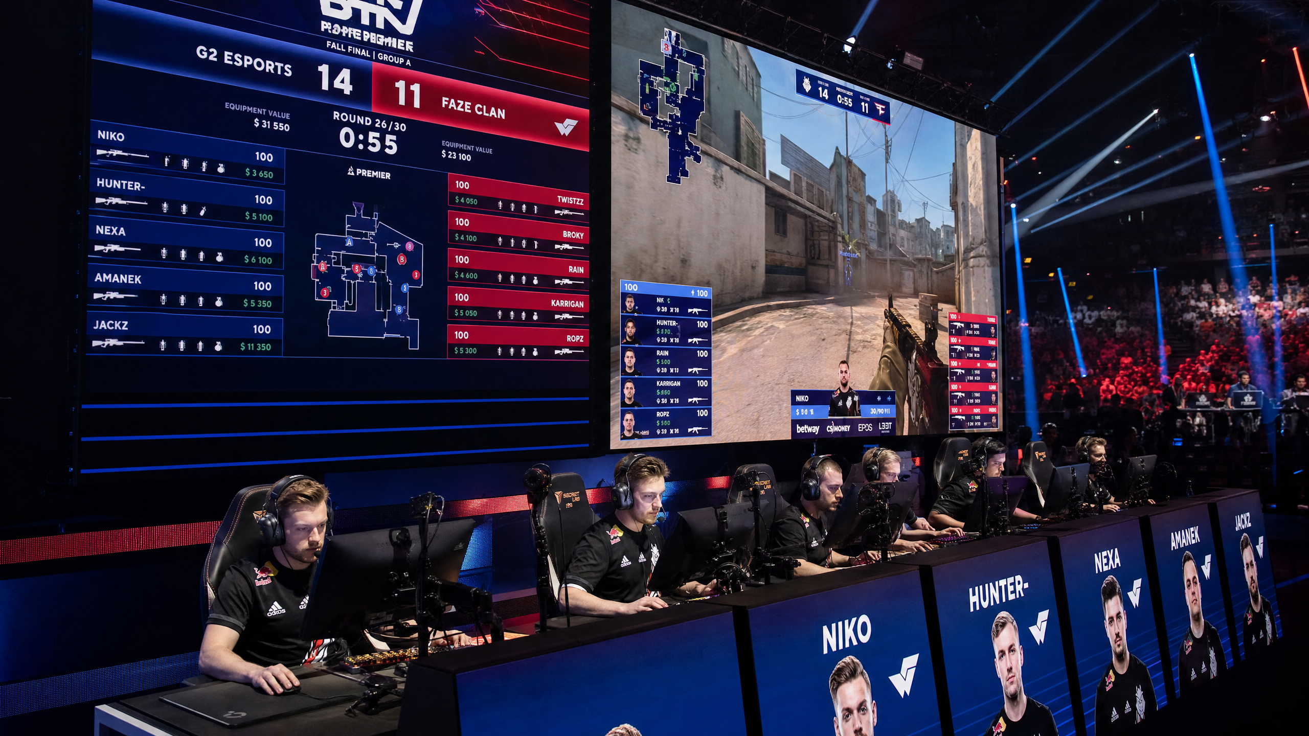 Esports tournament stage